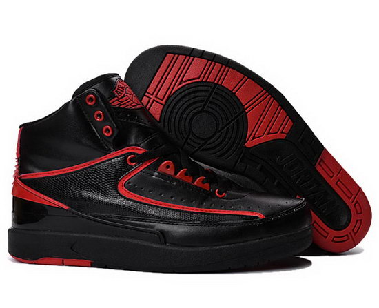 Air Jordan Retro 2 Black Red Online Shop